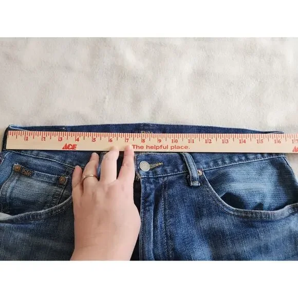 Polo Ralph Lauren Classic Fit Jeans 33x32 90s Vintage Style Denim Straight Leg - Picture 10 of 12